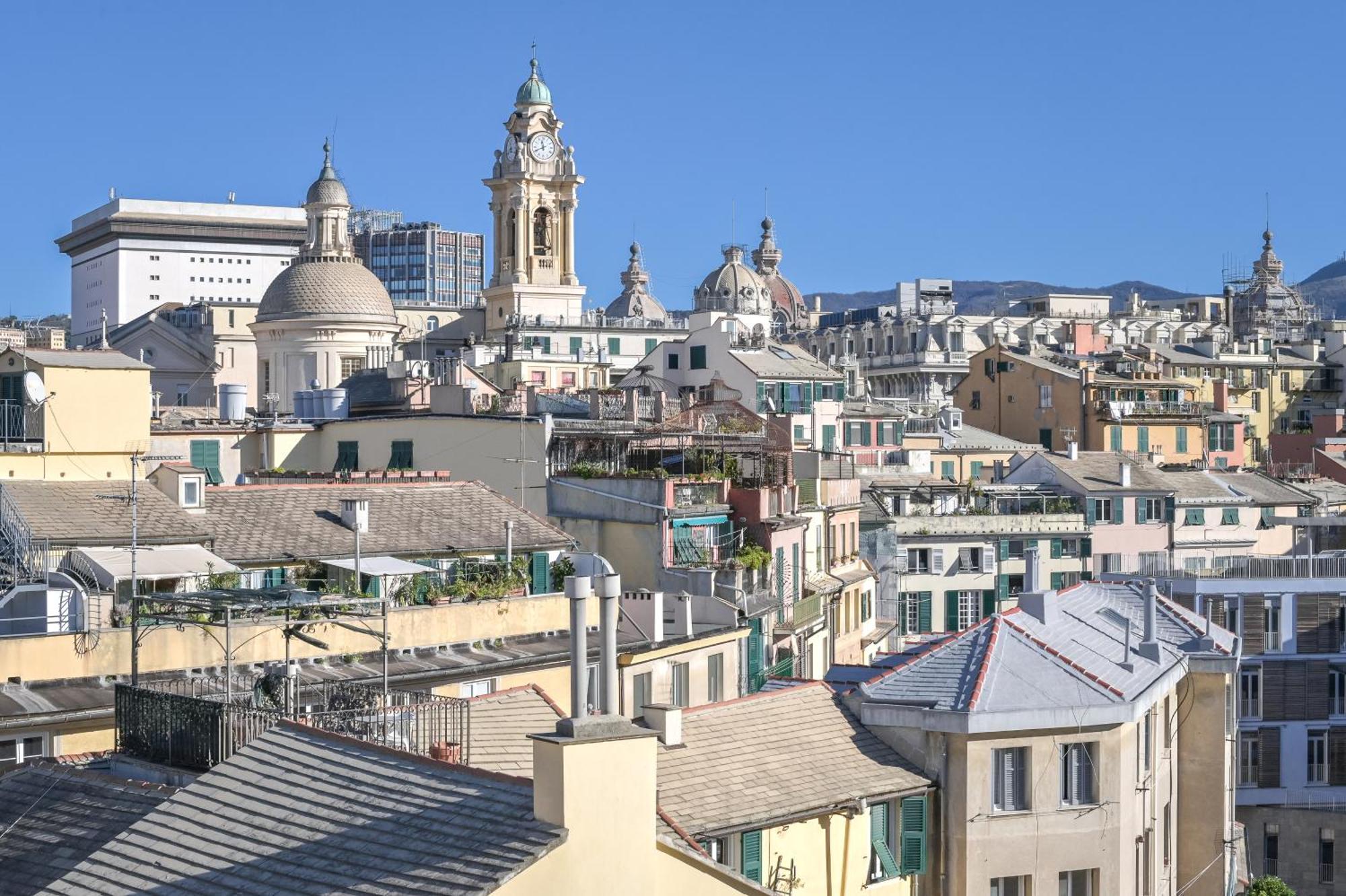 Lovely Room On Rooftops - Genovainrelax Génova Exterior foto
