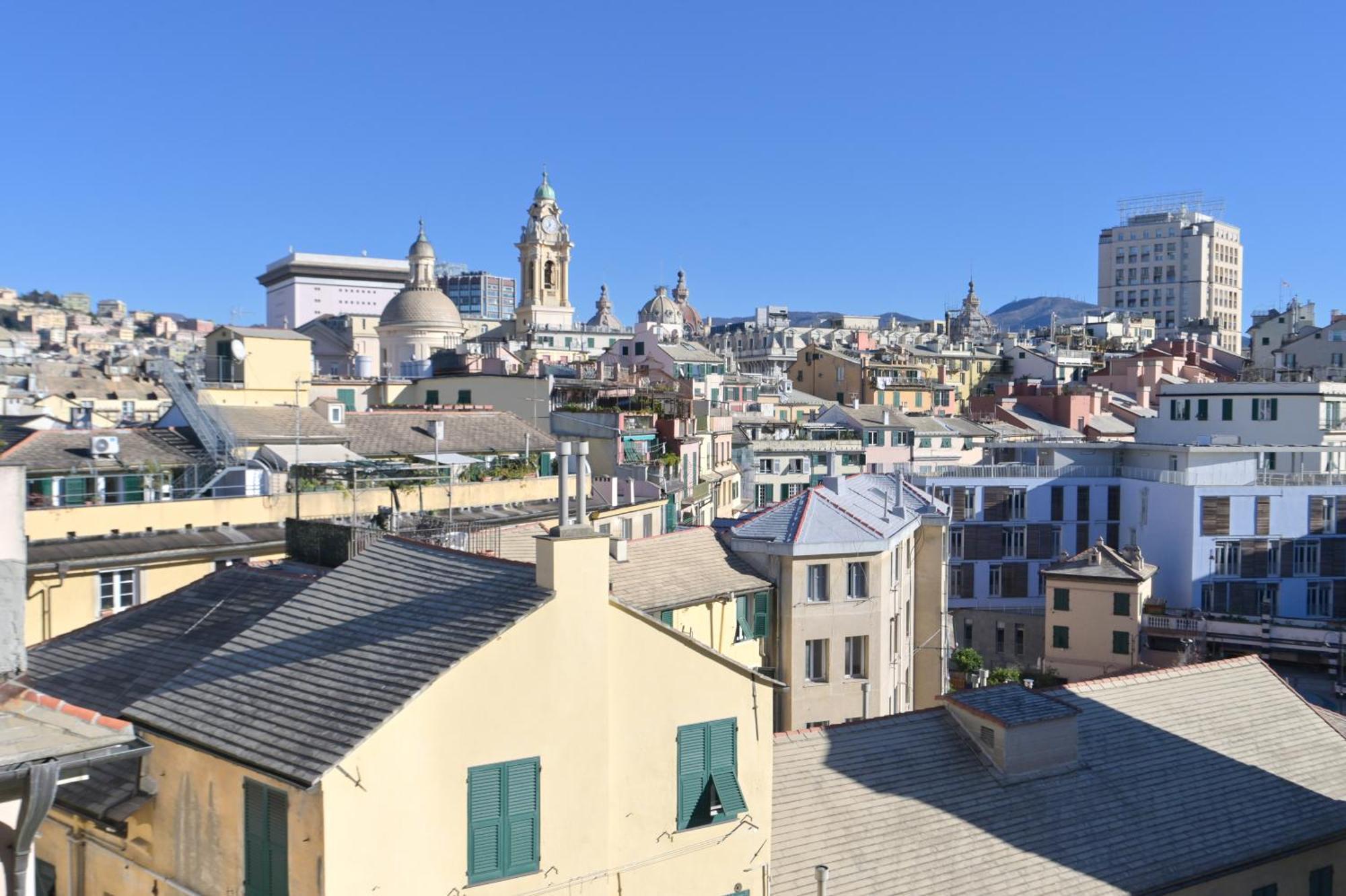 Lovely Room On Rooftops - Genovainrelax Génova Exterior foto